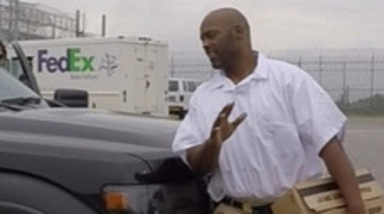 Ray Brent Marsh leaves prison. Photo: WSB