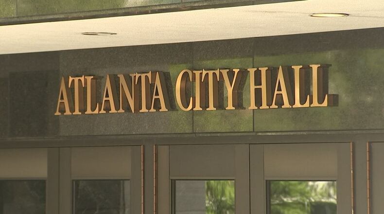 Atlanta City Hall entrance