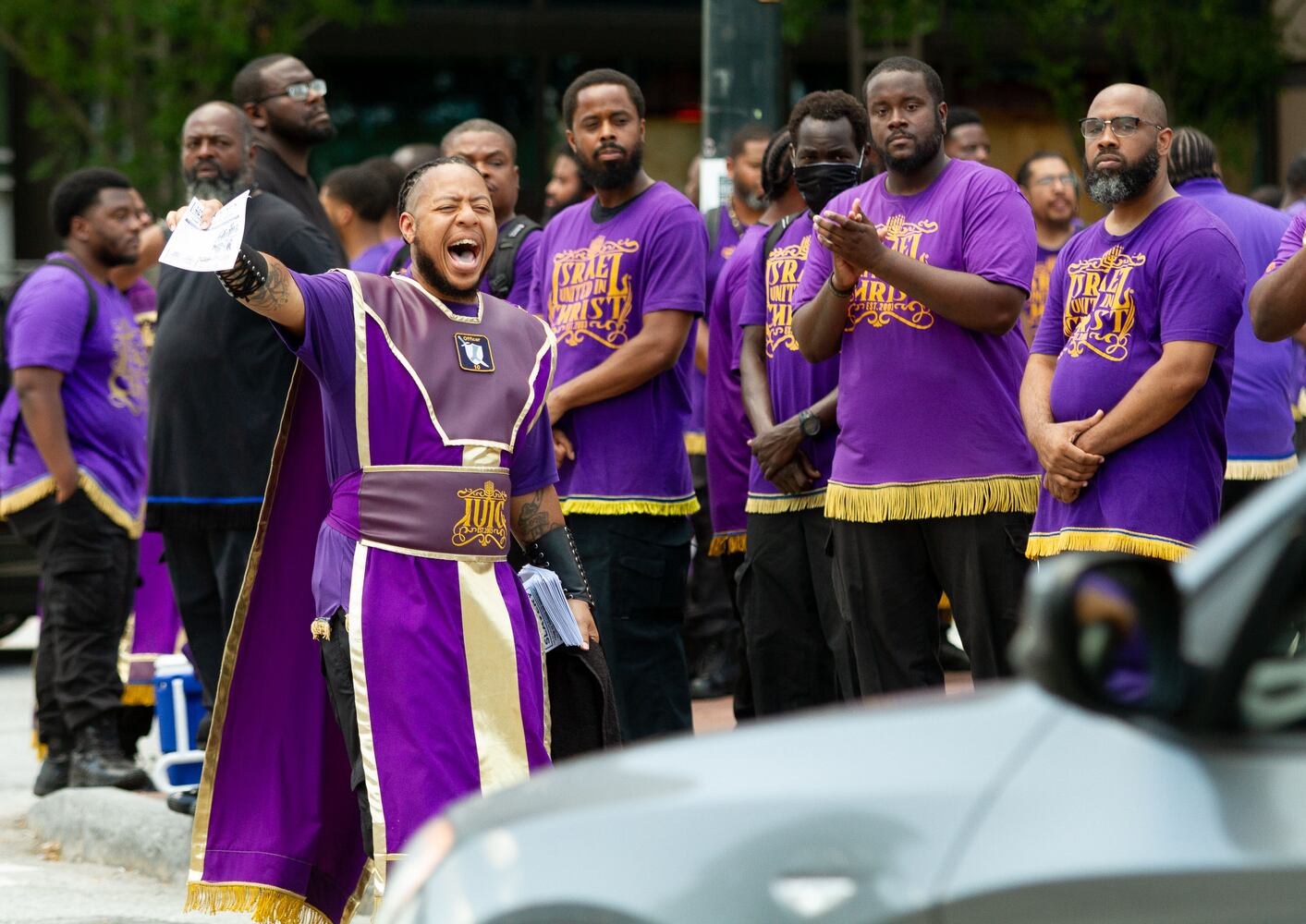 Demonstrations calling for change continue in downtown Atlanta