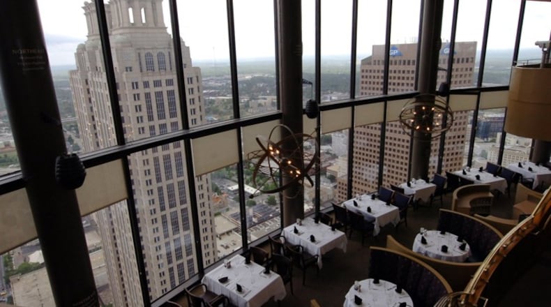 Atlanta's iconic Sun Dial restaurant remained closed Monday, more than a month after a 5-year-old boy was killed.
