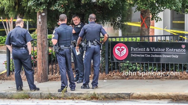 Investigators found a victim who had been stabbed outside the King Memorial MARTA station, according to police. Two other victims were found on a train. Their conditions were not available.