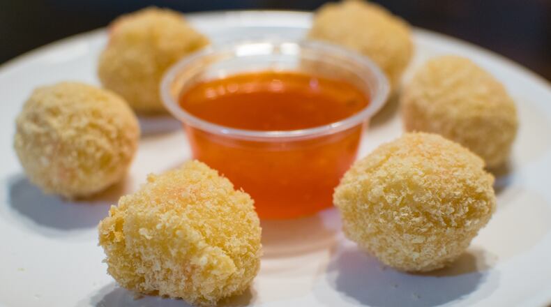 Cheese Puffs at Sushi Itto, a neighborhood restaurant at the intersection of Briarcliff and Lavista roads. CONTRIBUTED BY HENRI HOLLIS