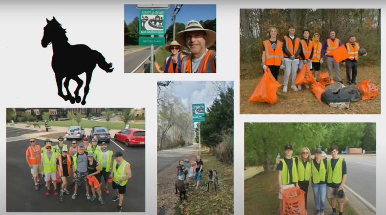 Milton's Adopt-A-Road program, designed to reduce litter along Milton’s roadways and protect Milton’s waterways, has grown from 17 road segments in 2019 to 41 road segments in 2021. (Courtesy City of Milton)