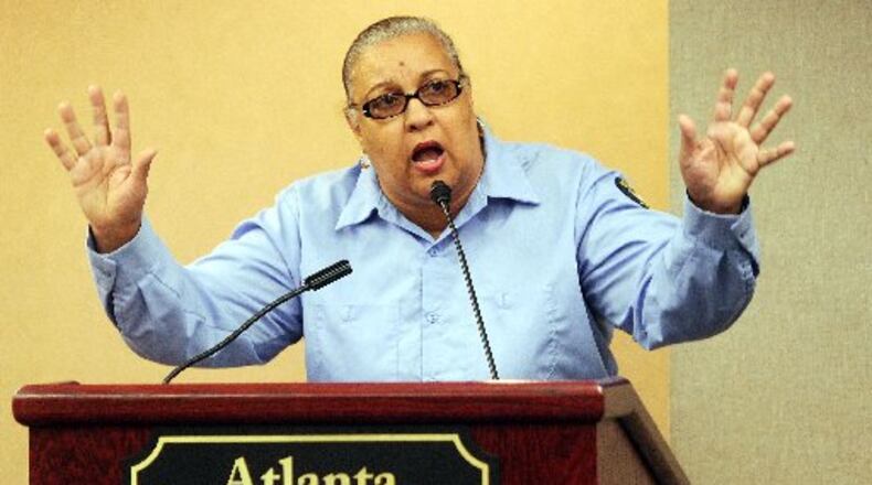 Gina Pagnotta-Murphy, president of the Professional Association of City Employees of Atlanta, said she fields a dozen calls a day from employees complaining that it is unfair for the city to put them at a greater risk of contracting the virus by forcing them to report to work.