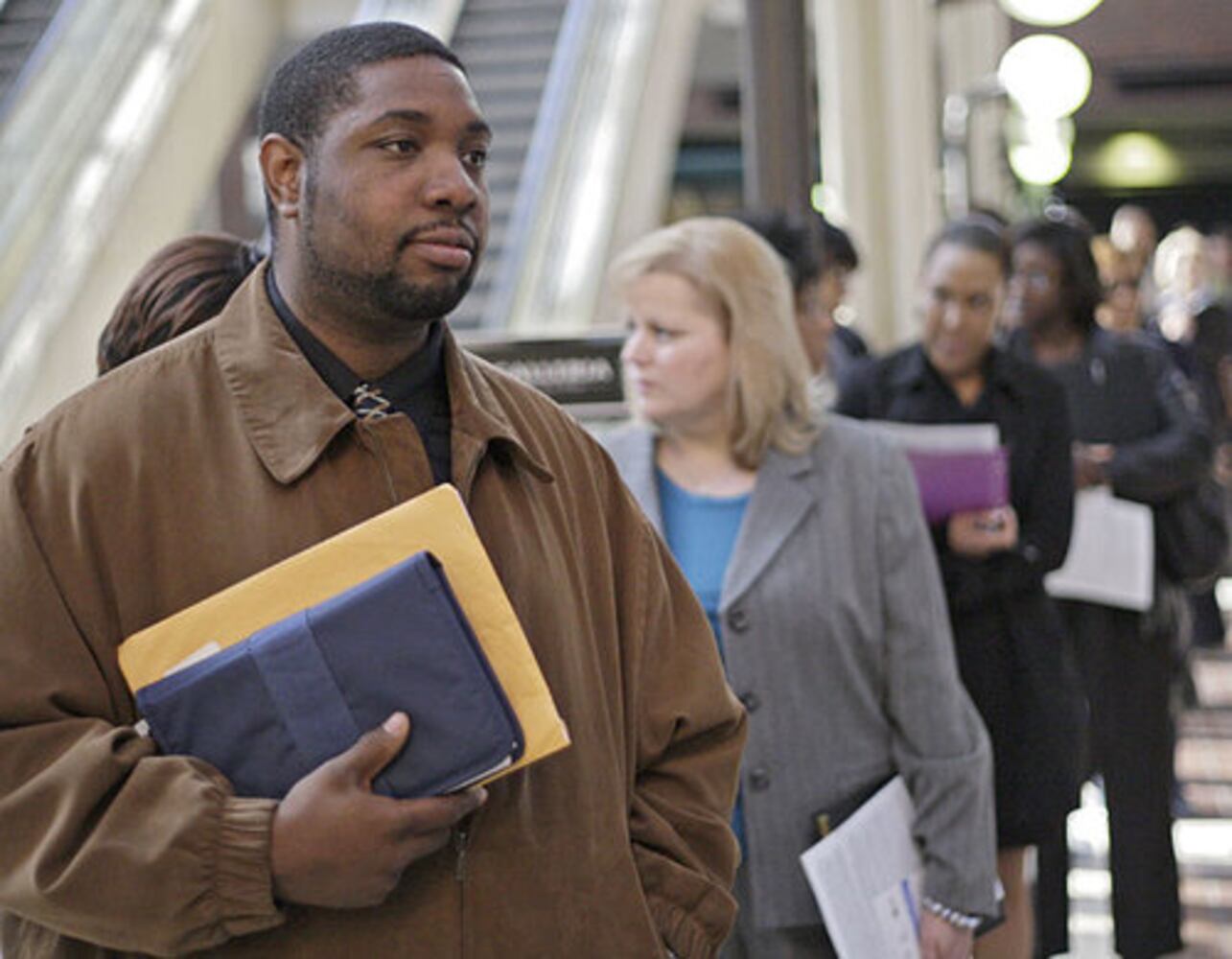 Job fair at the Galleria