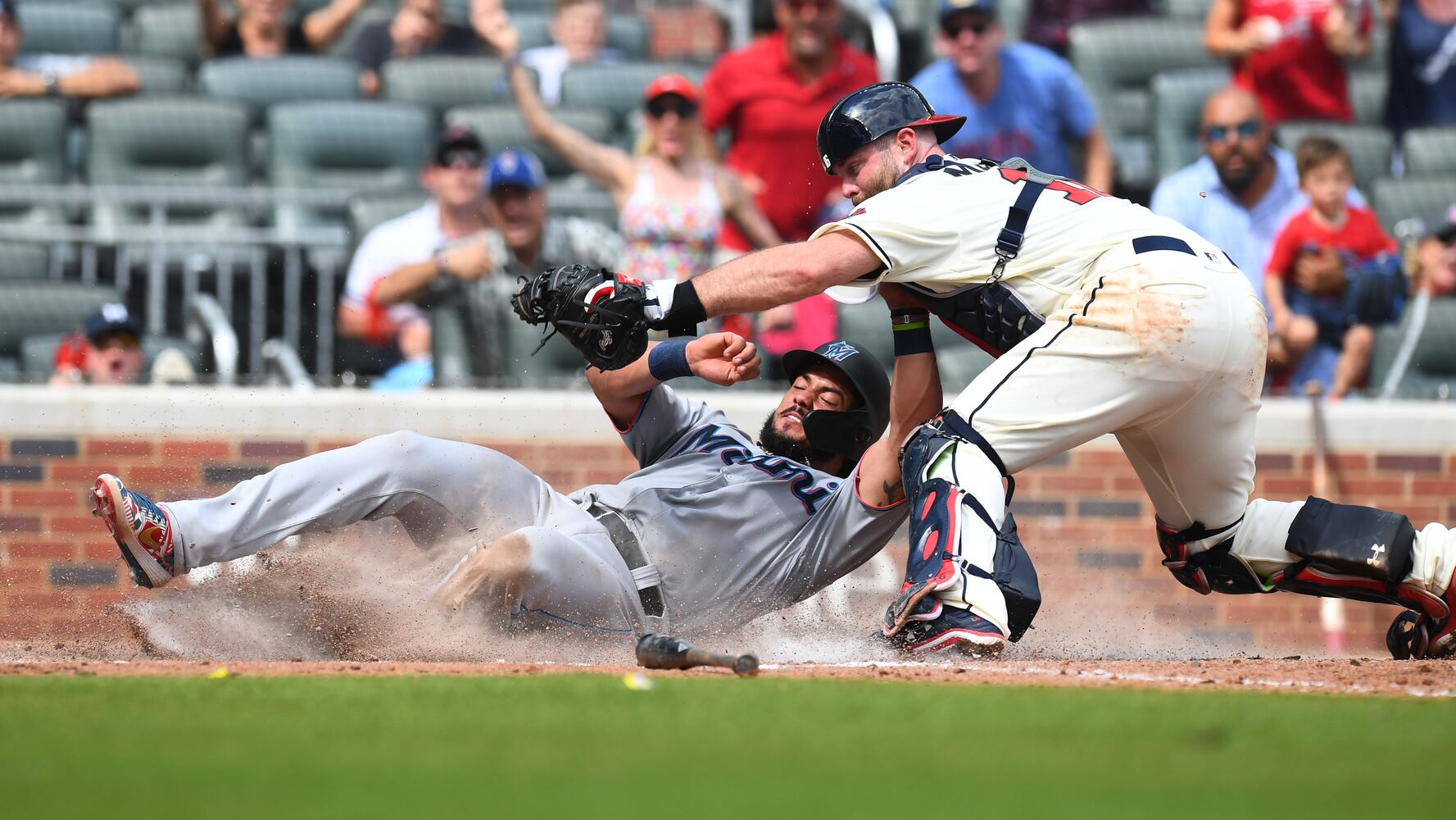 Photos: Braves face Marlins in last game before All-Star break