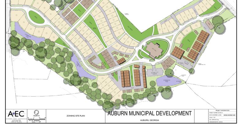 Auburn has created a new zoning area called the City Center District (CCD). (Courtesy City of Auburn, GA)
