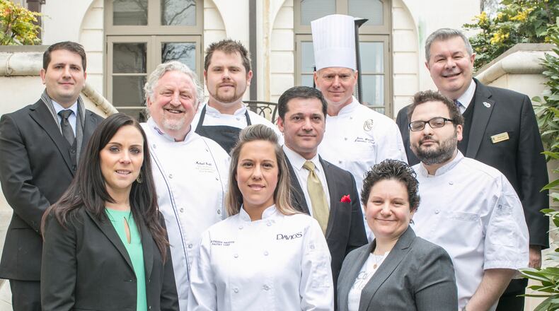 The chefs and sommeliers for the Give Me Five Dinner, (photo credit- Heidi Geldhauser)