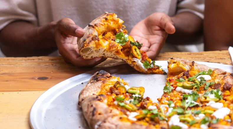 Pizza from the menu of Pizzeria Verdura Sincera.