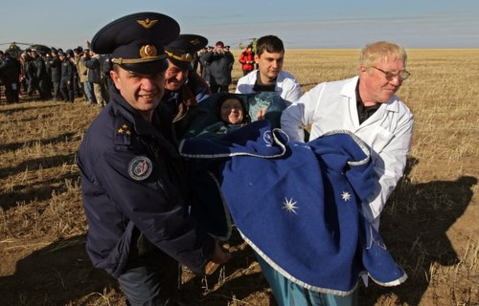 Space Clown' lands safely to Earth
