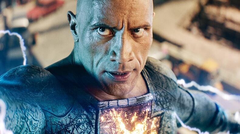 Dwayne "The Rock" Johnson in "Black Adam." (Courtesy of Warner Bros. Pictures/TNS)