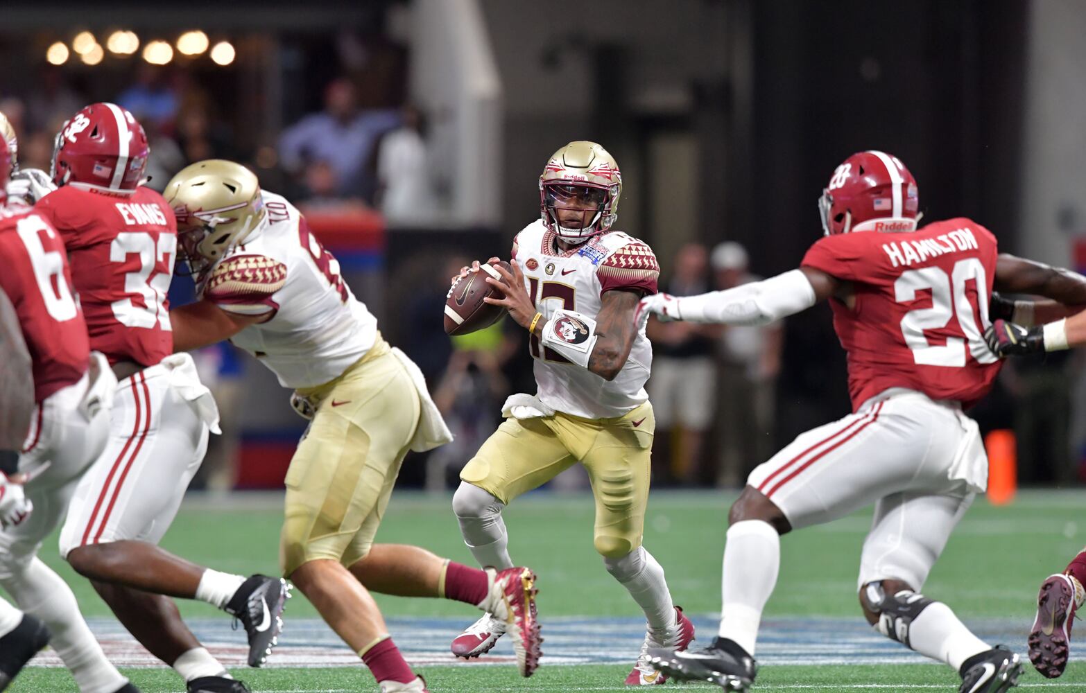Photos: Alabama, FSU play at Atlanta’s Mercedes-Benz Stadium