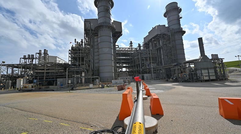 The exterior of Georgia Power's Plant McDonough-Atkinson is shown on Wednesday, June 8, 2022. (Hyosub Shin/The Atlanta Journal-Constitution/TNS)