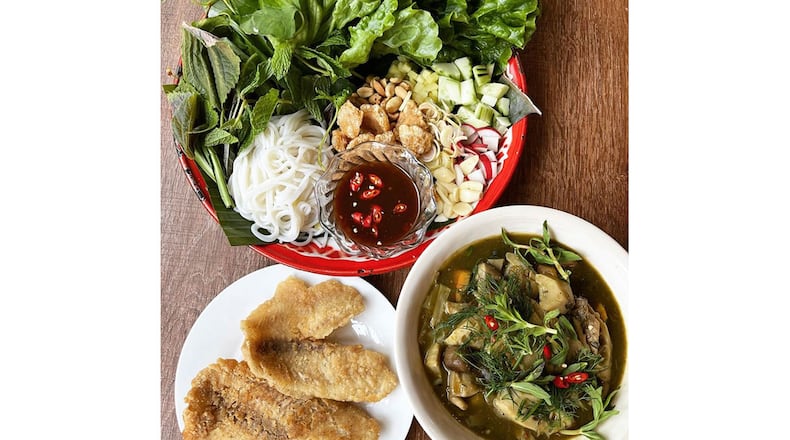 Dishes from the menu of Snackboxe Bistro Duluth.