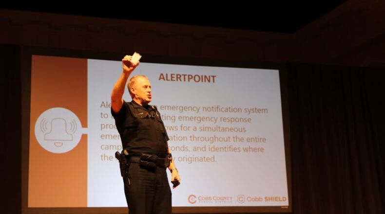 Beginning Jan. 22, enhanced security will be available to students, staff members and parents of the Cobb County School District through the new SafeSchools Alert tip line, including an anonymous option. (Courtesy of Cobb County School District)