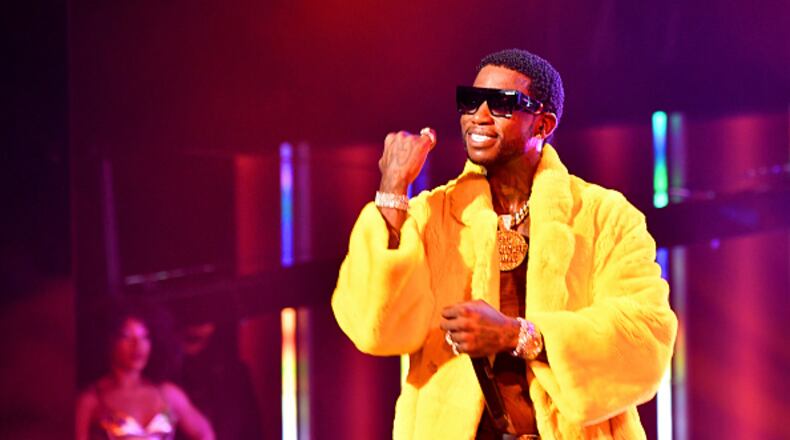 Gucci Mane performs onstage during the BET Hip Hop Awards 2018 at Fillmore Miami Beach in October. (Photo by Paras Griffin/Getty Images for BET)