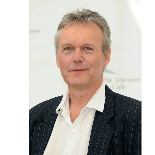 FILE - Anthony Head poses during the "Merlin" photocall at the 51st Monaco Television Festival in Monte Carlo, Monaco, Friday, June 10, 2010. (AP Photo/Christian Alminana, File)