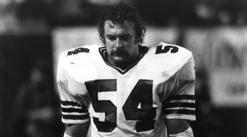 Former linebacker Fulton Kuykendall played for the Atlanta Falcons from 1975-1984.