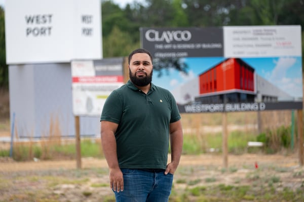Corey Foreman, a community activist and state Senate candidate, says he is unhappy with the surge of development in Bryan County. (Ben Gray for the AJC)