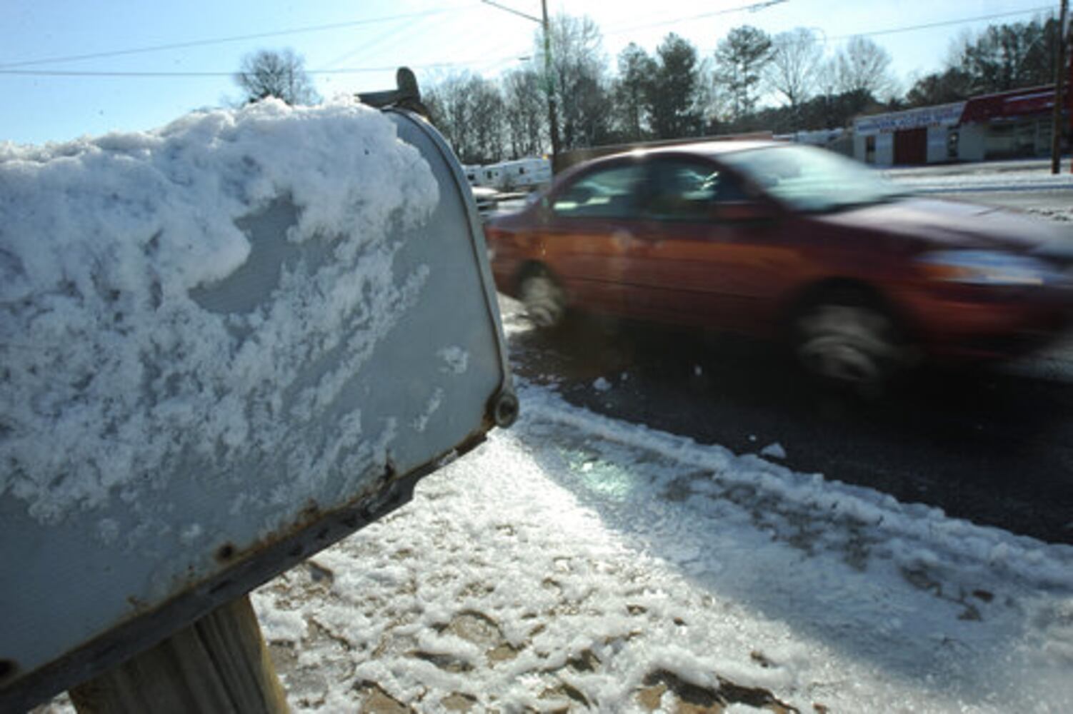 Snowstorm aftermath: Ice and fire