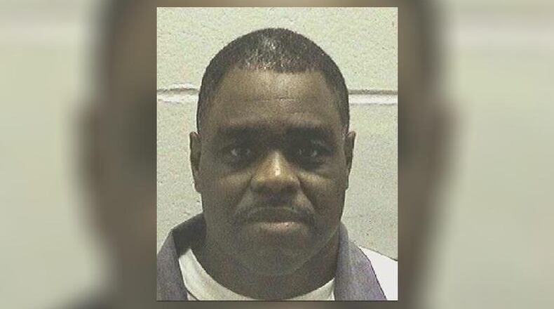 This undated file photo made available by the Georgia Department of Correction shows Scotty Garnell Morrow, who is set to die Thursday, May 2, 2019. When Morrow killed his ex-girlfriend and her friend nearly 25 years ago, his actions were spontaneous and emotionally fueled and shouldn't be punished by death, his lawyers argue. The State Board of Pardons and Paroles has scheduled a clemency hearing for Wednesday, May 1, 2019, and on Tuesday released a declassified clemency application submitted by Morrow's lawyers.