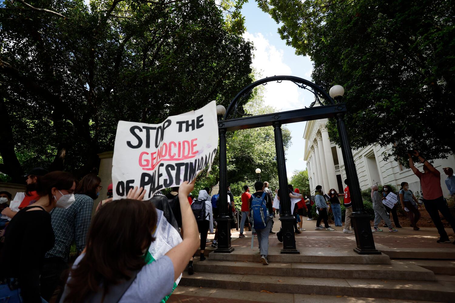 University of Georgia campus Pro-Gaza protest