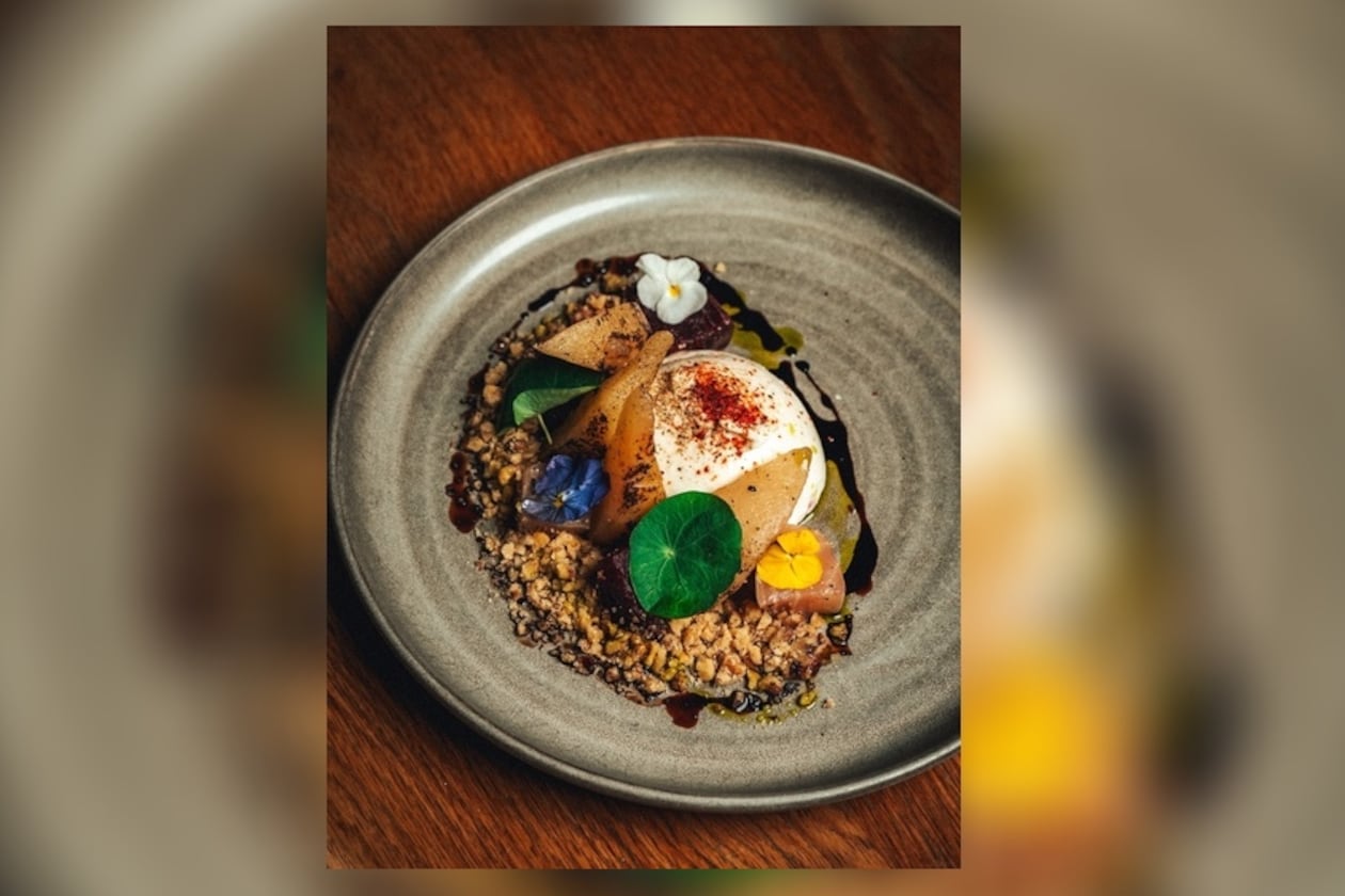 The Select’s Pear, Beets & Burrata Salad. (Courtesy of the Select)