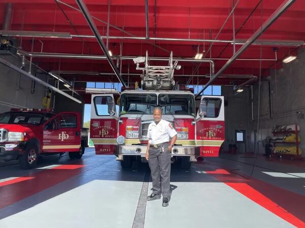 Forest Park Fire Chief Latosha Clemons says she wants to see more women get involved in the fire service. (Photo Courtesy of Madeline Thigpen/Capital B)