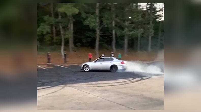 José Rodriquez Sandoval was captured in an Instagram video doing doughnuts in a Roswell parking lot, police said.