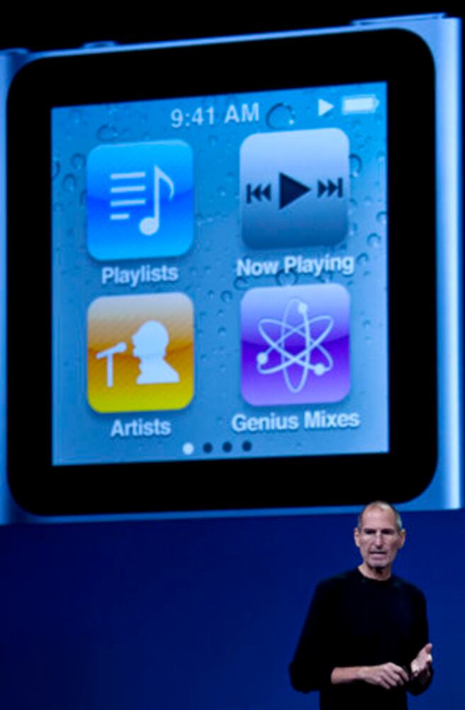 Apple unveils new iPod, other products