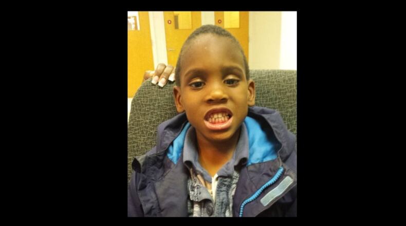 A boy was found near the Atlanta City Detention Center on Peachtree Street Monday, police said.