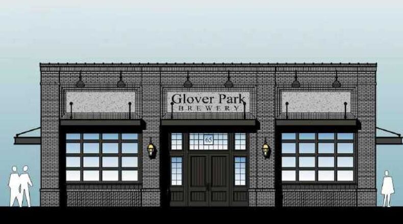 This is a rendering of Glover Park Brewing on Atlanta Street.