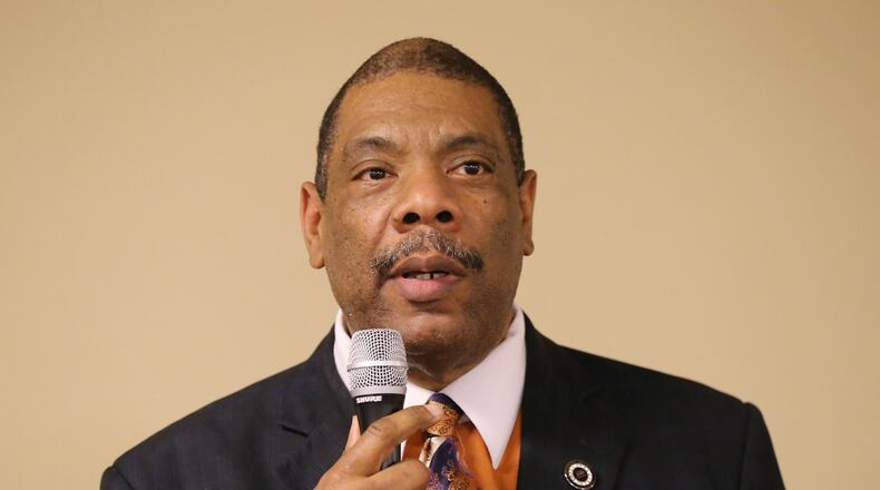 March 7, 2017, Lithonia: Jesse “Jay” Cunningham at a candidate forum for the Stonecrest city election. The former DeKalb County school board member lost the election and is in an imbroglio over another election for control of a PTA district covering DeKalb and two other counties. Curtis Compton/ccompton@ajc.com