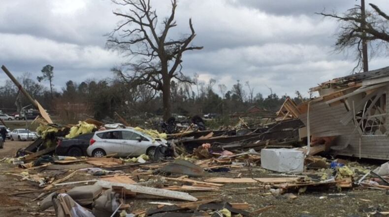 A Red Cross volunteer captured devastation in the days after a tornado hit Albany Sunday. (Credit: Red Cross/ Teri Trotten)