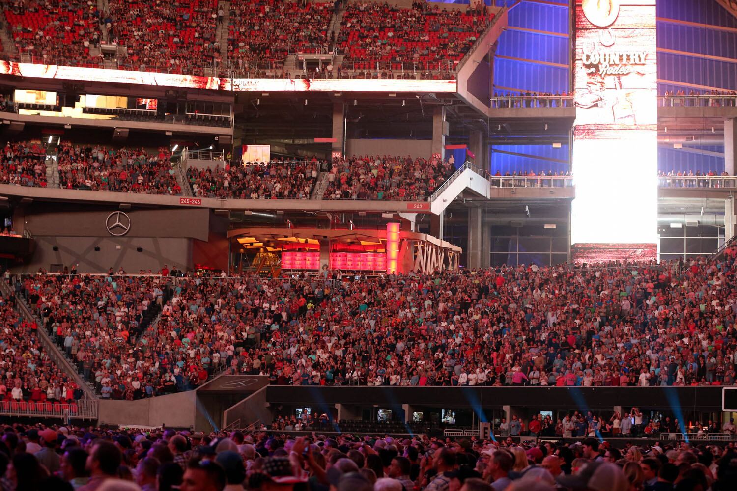 Garth Brooks at Atlanta's Mercedes-Benz Stadium