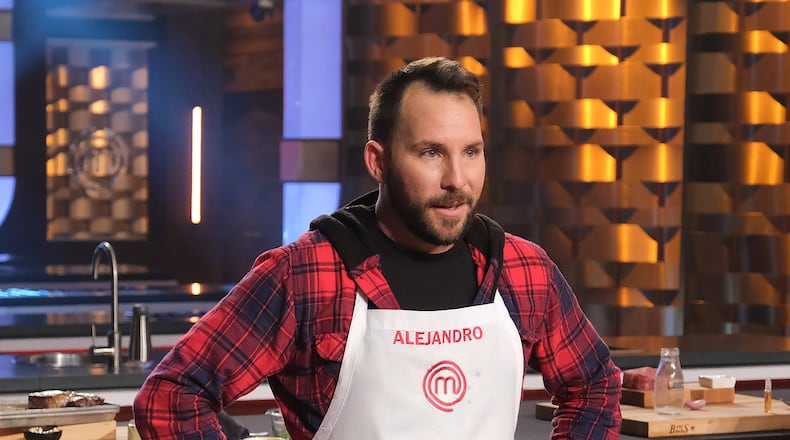 Atlanta home chef Alejandro Valdivia in the semi-final episode of "Masterchef" airing Wednesday, Sept. 8, 2021. CR: FOX.