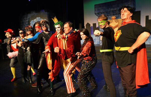 Jordan Pulliam's "Bat-Hamlet" was the answer to the question, "What if Shakespeare had conceived the melancholy Dane as a costumed crime fighter?" It premiered at the 2012 Essential Theatre Play Festival. Courtesy of Essential Theatre