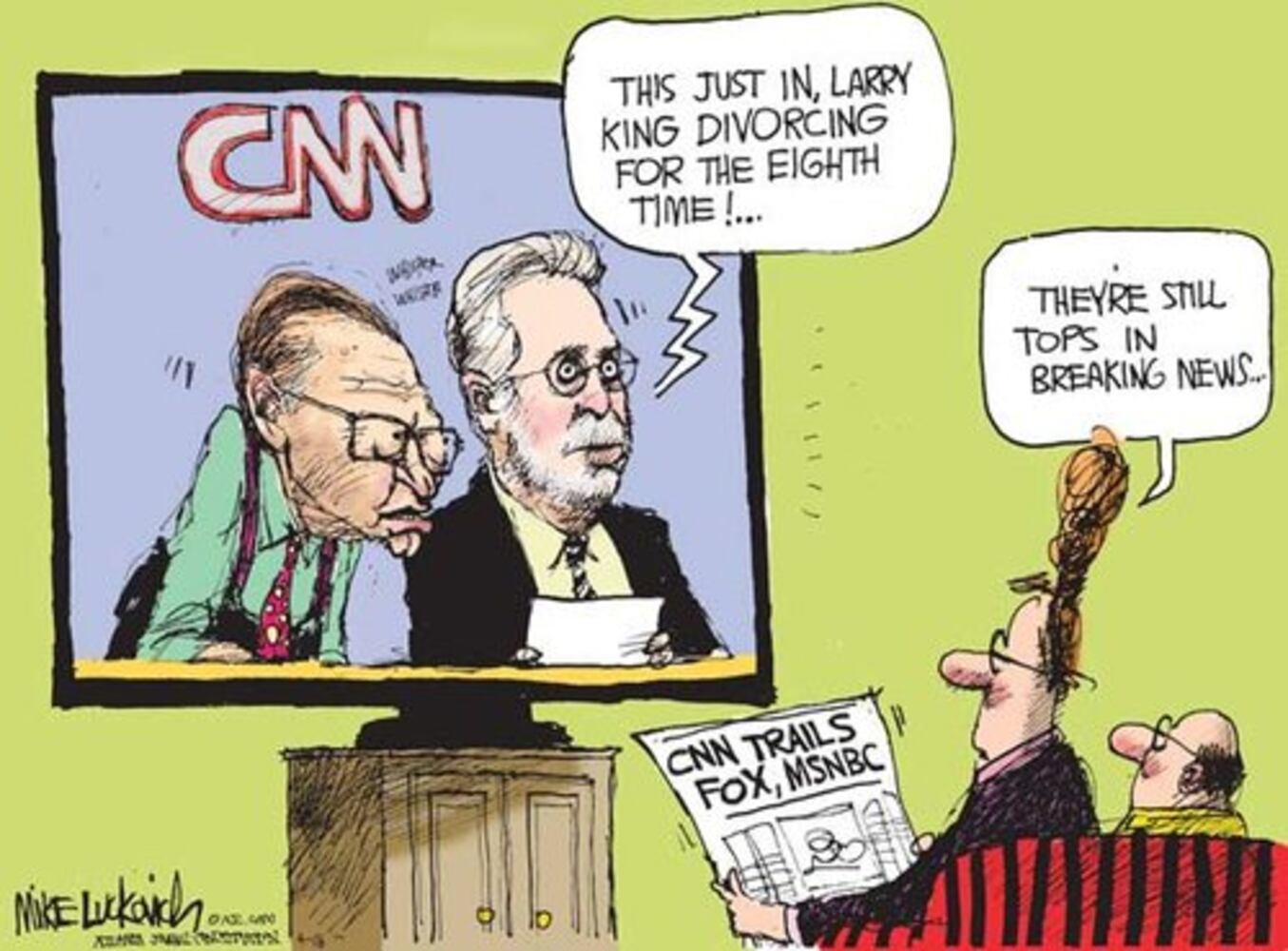 Mile Luckovich cartoons for April 2010