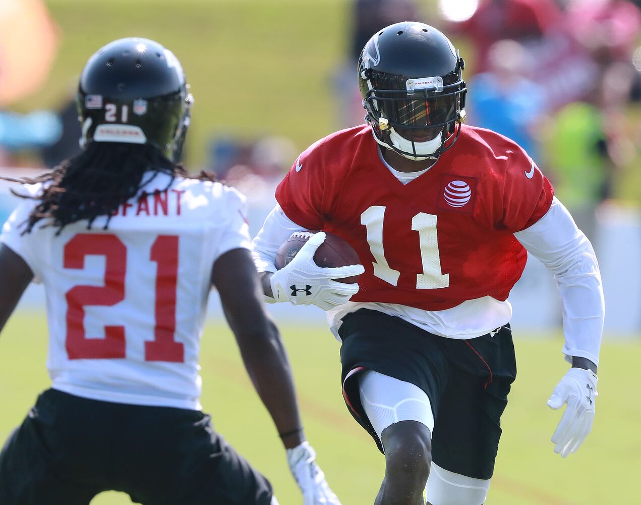 Julio Jones present as Falcons open training camp