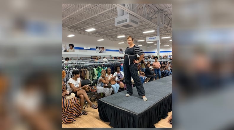 It’s the nonprofit’s third fashion show celebrating National Thrift Shop Day since 2019. Stevie Seay, communications manager of Goodwill North Georgia, said at least 100 people are expected to attend. The event includes live music and shoppers will receive a 25% discount during the two-hour window of time. Courtesy Goodwill North Georgia