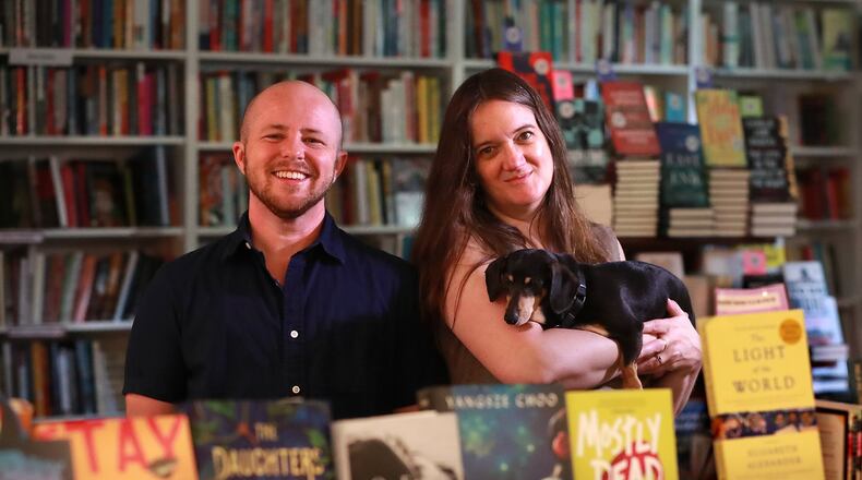 Charis Books & More has been nominated for Bookstore of the Year by Publishers Weekly. Pictured here are Charis Circle Executive Director E.R. Anderson (left) and Charis Books & More co-owner Sara Luce. Curtis Compton/ccompton@ajc.com