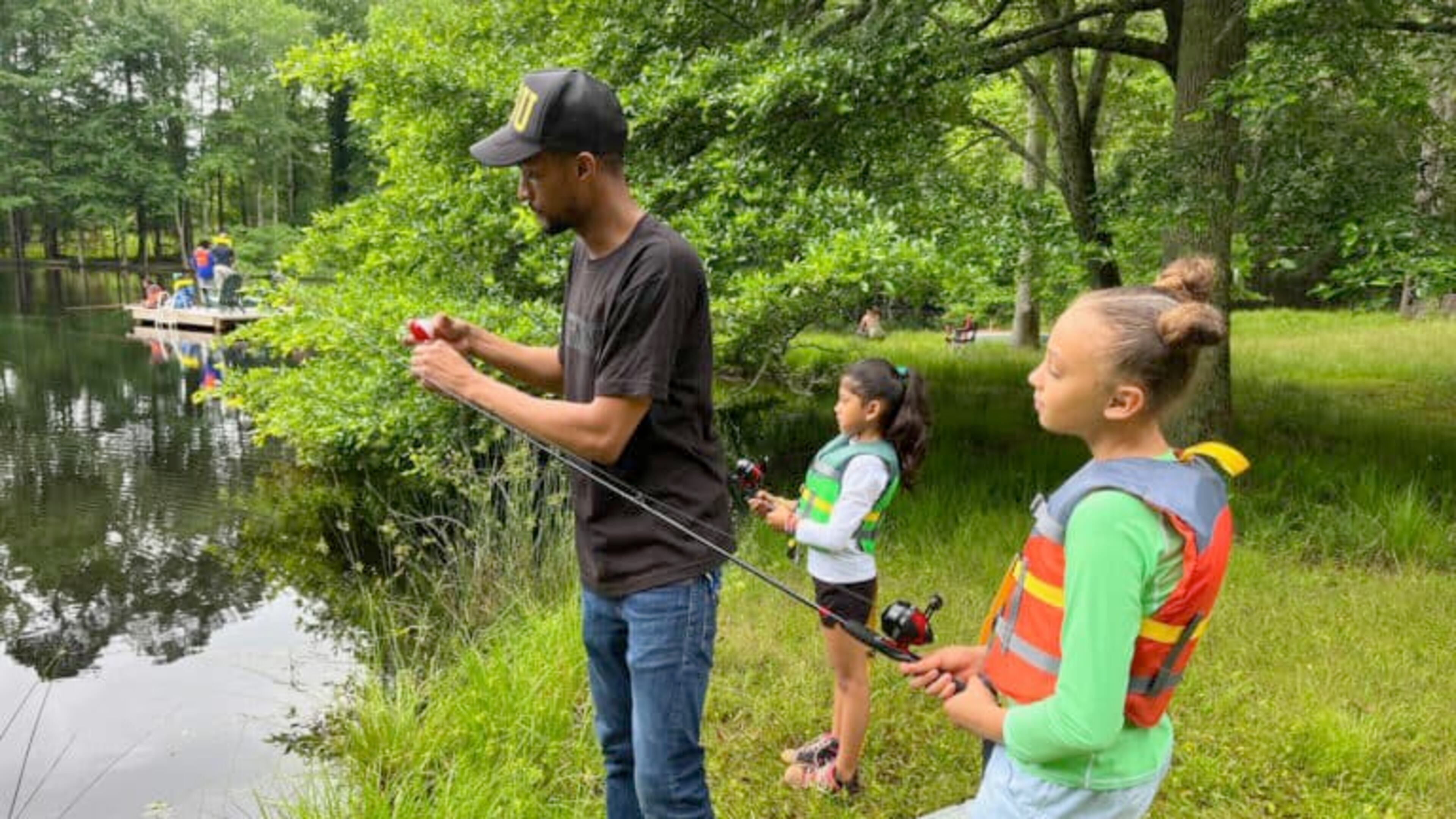 Bring your dad, granddad, uncle, brother or favorite dad proxy to pond-fish for free on Saturday in this Arabia Mountain National Heritage Area activity. (Courtesy of Arabia Mountain National Heritage Area)