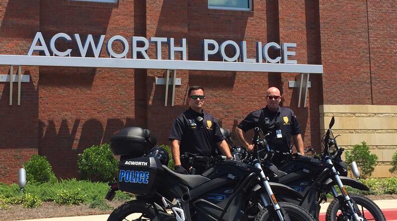 Acworth police used $36,000 of seized drug funds to by new electric motorcycles.