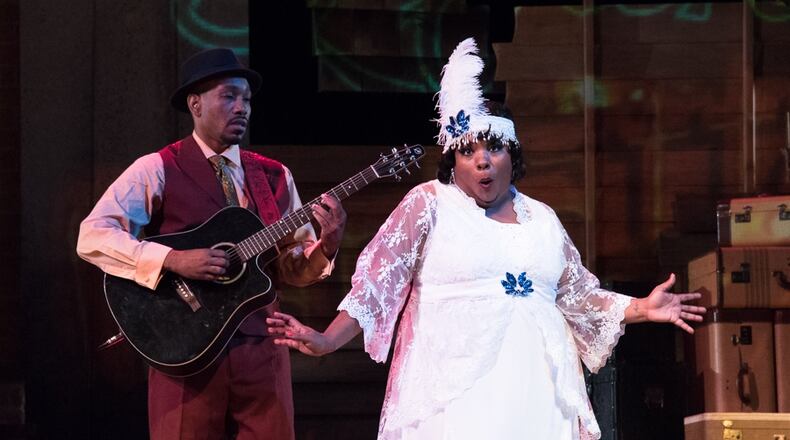Anthony David and Maiesha McQueen in "Chasin' Dem Blues" at True Colors Theatre. CONTRIBUTED BY JOSH LAMKIN