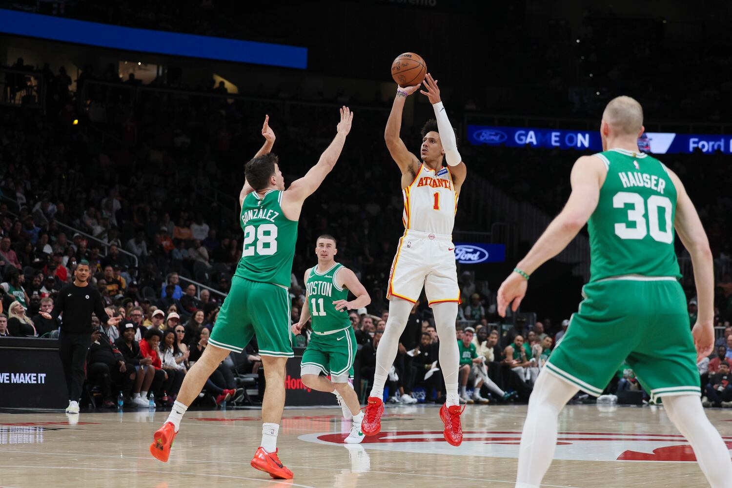 Atlanta Hawks host the Boston Celtics