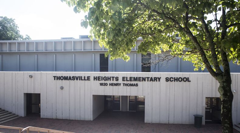 Students at some schools in hard-hit areas of Fulton County, like Thomasville Heights in Atlanta, have access to a pilot program to help students succeed. Chad Rhym/ Chad.Rhym@ajc.com