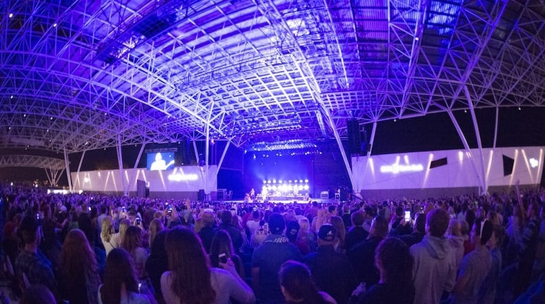 Music festival Summerfest is the main event held each year at Henry Maier Festival Park, a downtown Milwaukee event space located next to Lake Michigan.