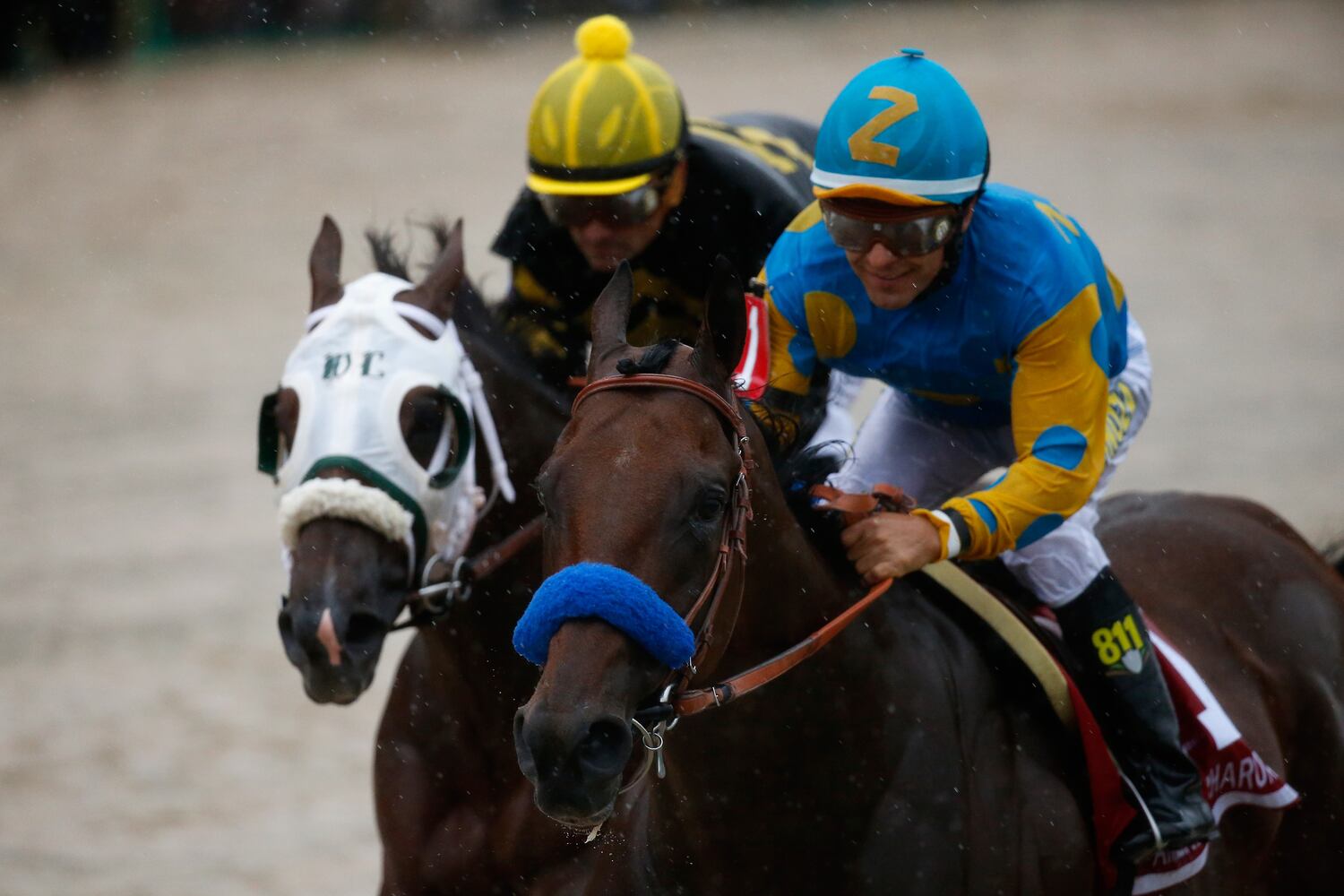 American Pharoah wins 2015 Preakness Stakes