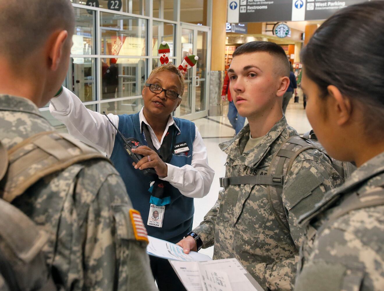 USO welcomes soldiers at Hartsfield Jackson