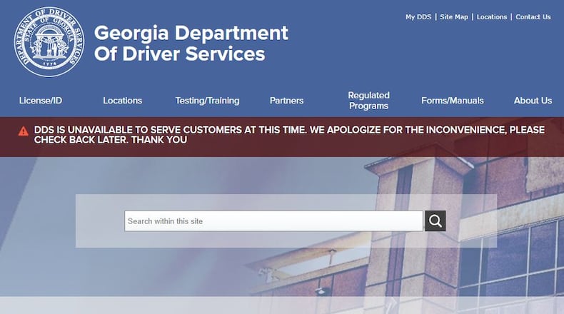Georgia Department of Driver Services encourages customers to access its website and mobile app which are open for business over the Labor Day holiday and always available 24/7. AJC file photo